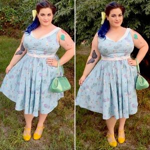Hell Bunny Sea Sparkle Dress